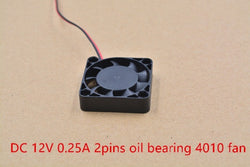 4010 fan 2pins 40mm 40mmx40mmx10mm 4cm graphics card fan cooling fan DC 12V 0.25A 2P 4010 1pcs